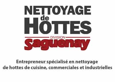 Nettoyage de Hottes Division Saguenay
